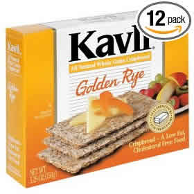 CRISPBREAD,GOLDEN RYE Case of 12 / 5.29 OZ from Kavli Crispbreads